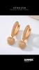 Liebe Herz baumeln Ohrringe für Frauen Kinel Rose Gold Farbe Vintage-Schmuck
