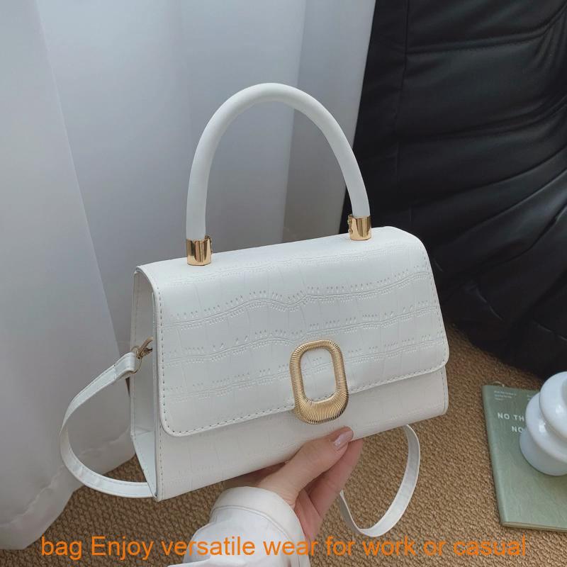 Fashion Pu Small Square Shoulder Bag With Lock Closure For Daily Use