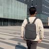 Sleek Minimalist Backpack with Front Zipper Pocket and Padded Shoulder Straps