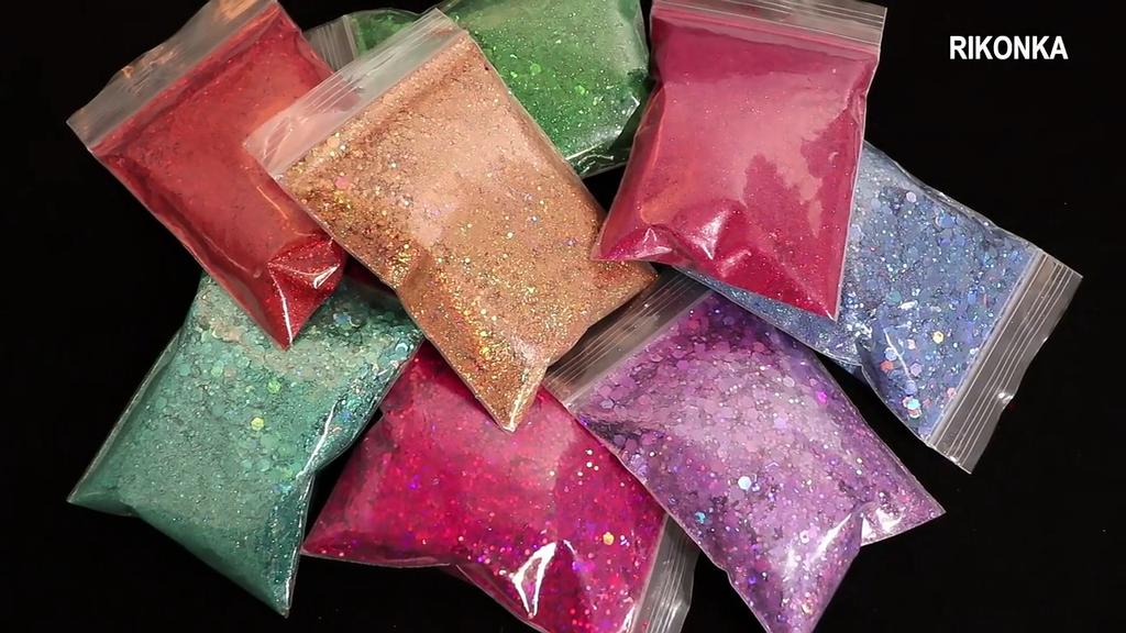 50G Holographic Mixed Hexagonal Nail Glitter Silver Glitter Laser Glitter Thin Film DIY Nail Art Decoration Design