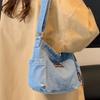 Denim Bag Women's Shoulder Crossbody Bag Commuter Small Square Bag