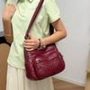Soft Leather Multi-Layer Crossbody Bag Women's Bag Middle-Aged Mother's Bag