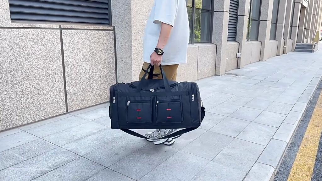 Geantă de călătorie cu capacitate extra-mare pentru călătorii scurte de afaceri, geantă de bagaje de mână, geantă de călătorie la modă și simplă, geantă de muncă în aer liber
