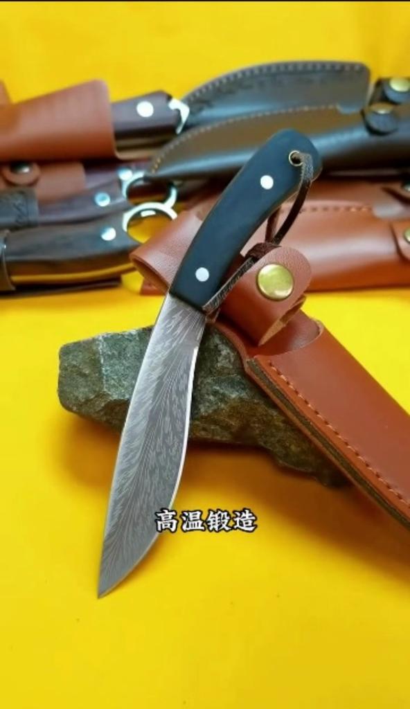 Ausbeinmesser aus rostfreiem Stahl, hohe Härte, Taschenmesser, scharfes professionelles Allzweckbeil, Grill- und Angelmesser