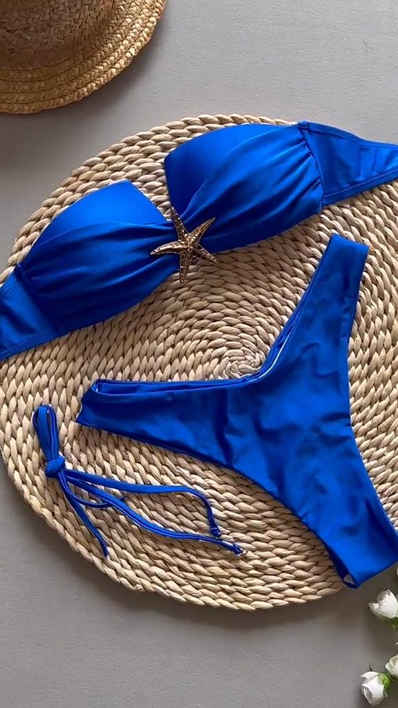 Push Up Bikinis 2025 Sexy Women Swimsuit Swimwear Female Bikini Set Thong Biquinis Bathing Suit Swimming Suits Solid Beachwear
