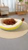 Winter Warm Cat Bed Banana-shaped Cat Sleeping Nest Cute Pet Bed for Cats Small Medium Dogs Detachable Kitten Bed Pet Supplies