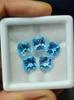 Beautiful 8 MM Cushion Cut 5 Pieces Lot Sky Blue Topaz Gemstone, Healing Natural Sky Blue Topaz Gemstone Lot For Jewelry Making Use.