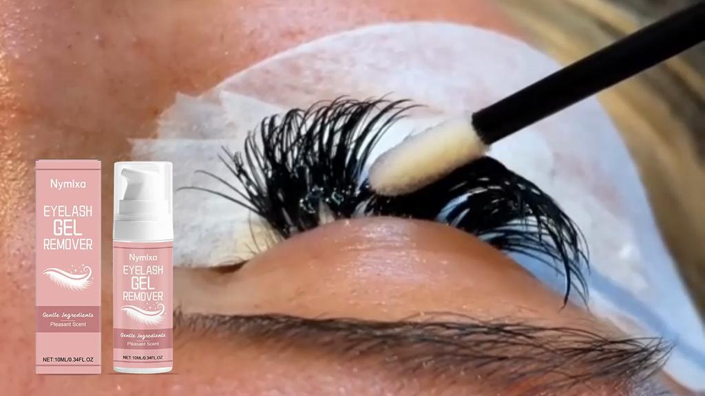 Removal Gel for False Eyelashes, Easy To Dissolve Eyelash Glue, Convenient and Easy To Rinse for Eye Makeup Removal