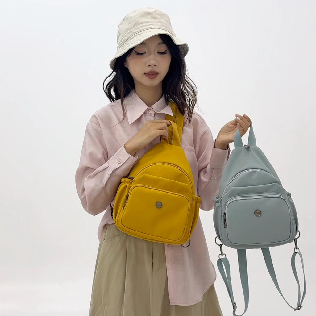 Vícezádový hrudní batoh Dámský multifunkční batoh Lehká taška přes rameno