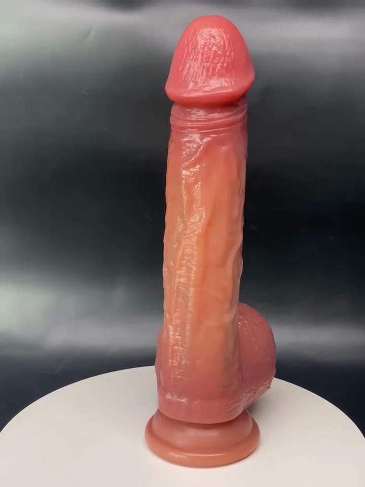 Senzație la Atingere Realistă și Spray cu Apă Penis Fals, Stimulare Duală, Fabricat din Material Sigur de Silicon Lichid, pentru Femei Adulte și Cupluri