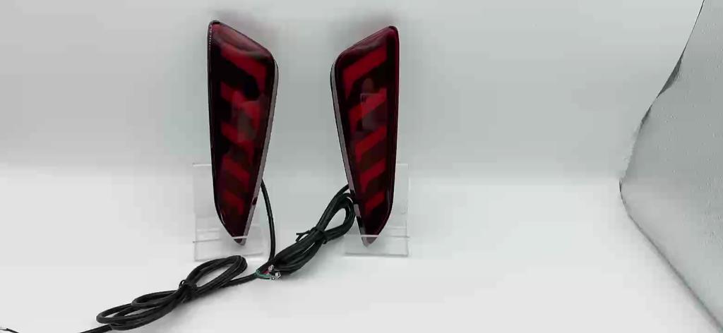 Car Flashing Multi-function Reflector Lamp For Toyota C-HR CHR 2016 - 2020 Rear Fog Lamp Light Rear Running Light Brake Light