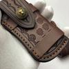Folding Knife Sheath Full Grain Cowhide Knife Sheath for Folding Knife Sheath Household Fruit Pocket Knife Storage