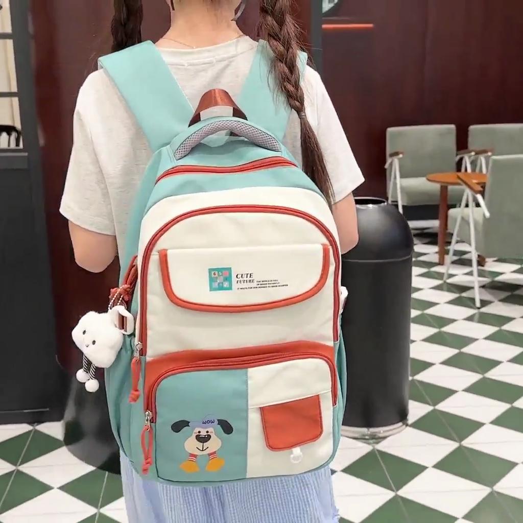 Junior School Student Schoolbag Girl Backpack Large Capacity Lightweight Backpack