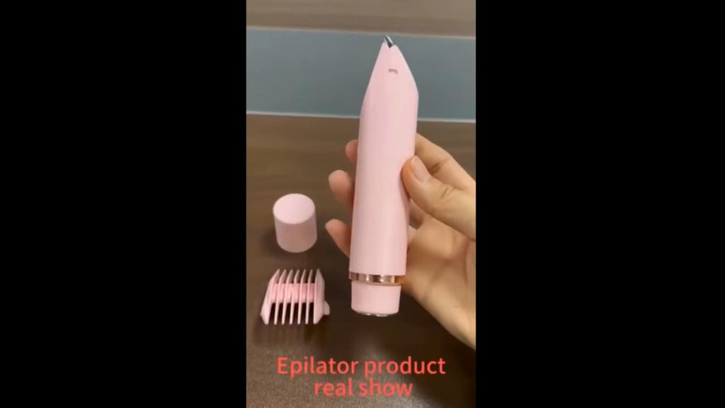 Elektrisk barbermaskin for kvinner, 2-i-1 bikinibarberhøvel, barberhøvel for kvinner, Bærbar smertefri epilator for armhulen