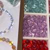 20-50Pcs High Transparency Glass Beads Loose Spacer Beads for Jewelry Making DIY Bracelet Necklace