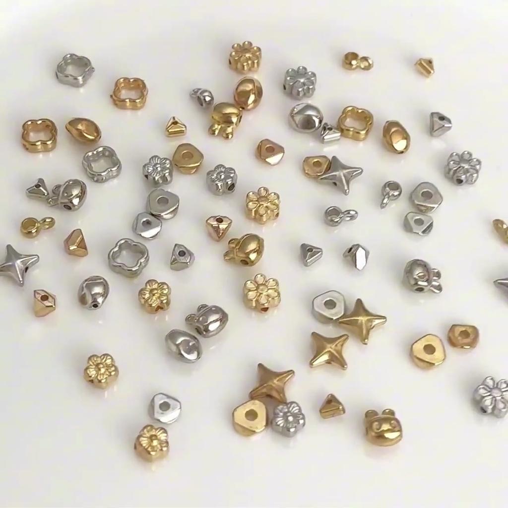 20-50Pcs Plastic CCB Beads For DIY Necklace Bracelet Earrings Pendants Jewelry Making Accessories