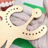 1 piece Multifunctional Dental Rubber Dam Punch Hole Board Rubber Dam Instrument Stainless Steel Teeth Whitening Tool