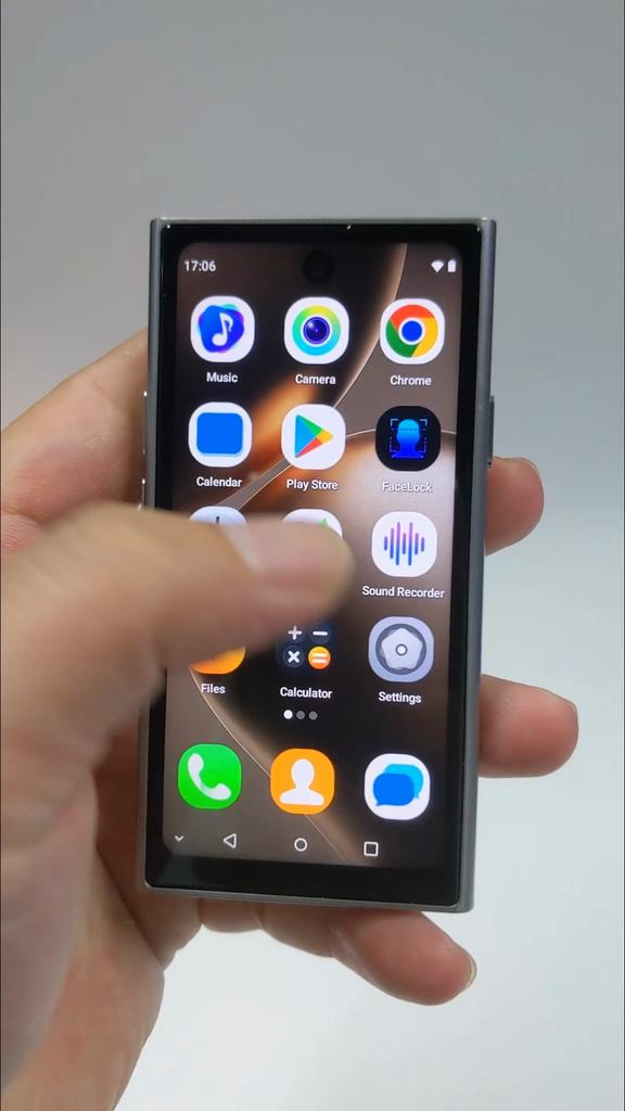 S26 PRO Mini 4G Smartphone 4.0inches 2GB RAM 16GB ROM Dual Camera 2MP+5MP LTE Dual SIM Bluetooth Type-C Torch Face Unlock Android Mobile Phone