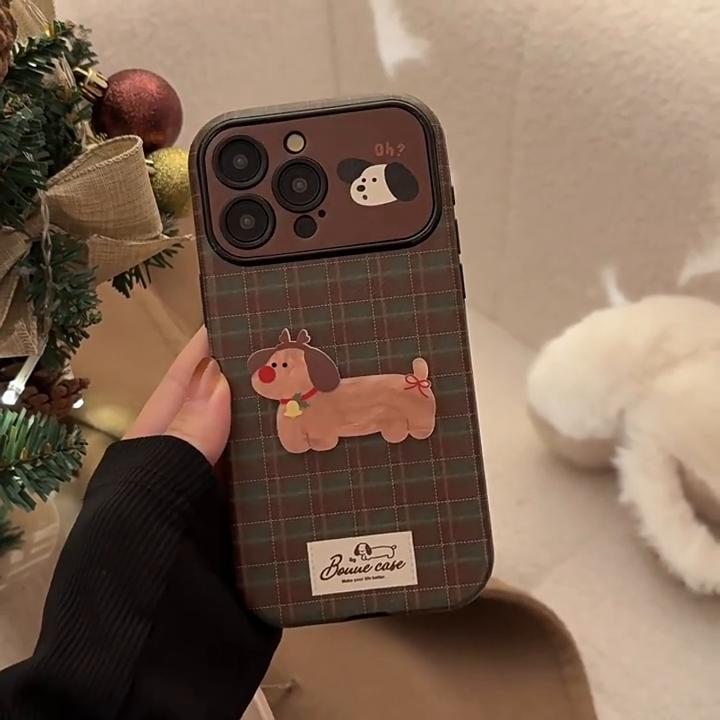 Christmas Puppy Case for iPhone 16 15 14 13/12promax