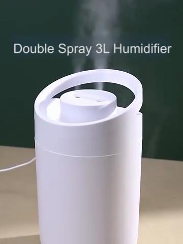 3L Mist Humidifier Diffuser Dual Mists Quiet Humidifier Top Filling Cool Mist Essential Oil