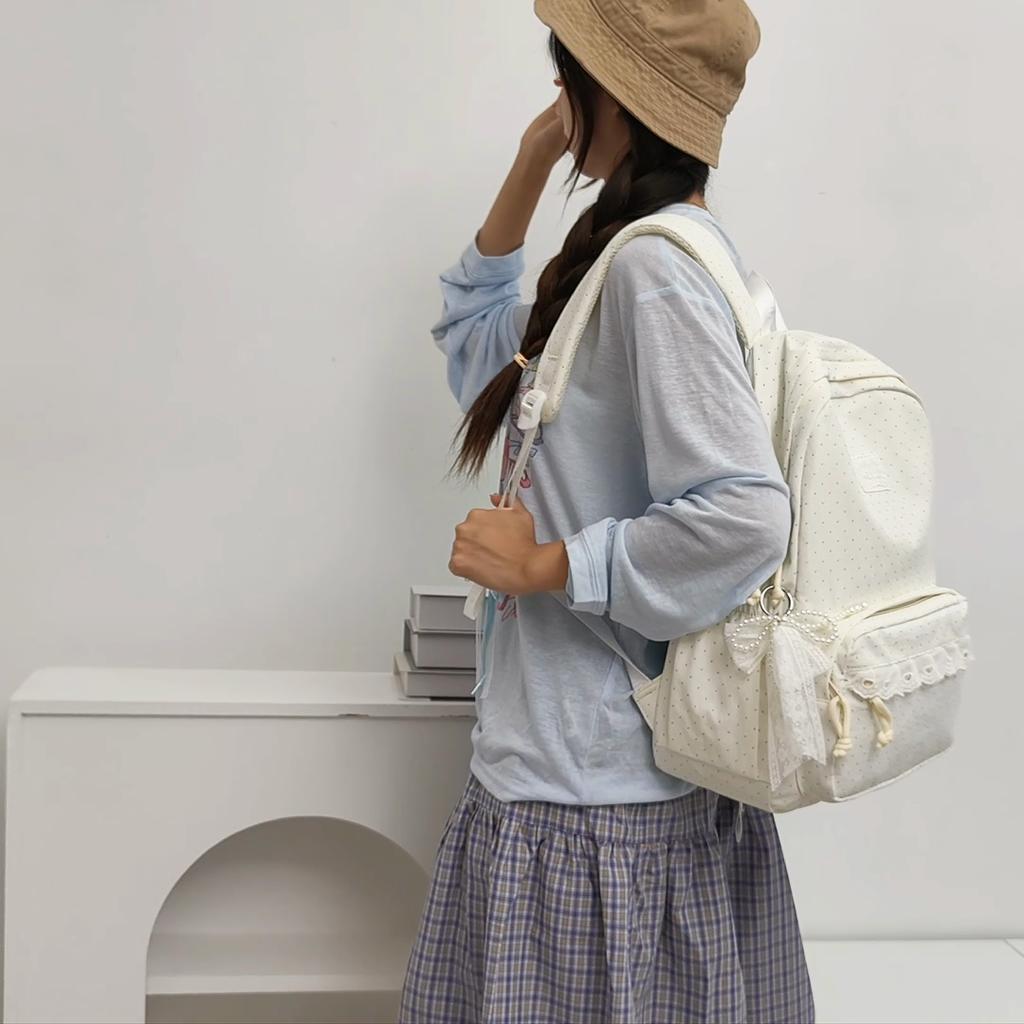 Zaino da Donna per Studente delle Scuole Medie e Superiori Cartella Scolastica