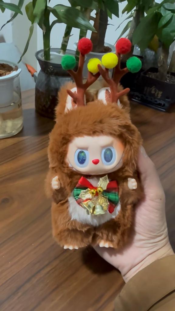 6.7in Plüsch Vinyl Bastelspielzeug Plüschpuppe Weihnachtsbaumschmuck