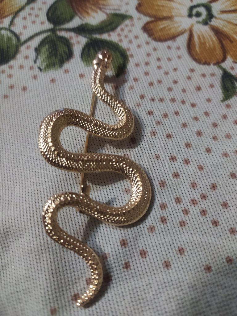 spilla serpente argento, vintage a forma di serpente animal7,3 X 3,1 Cm, Spilla Punk Per Accessorio Cappotto Vintage Da Donna E Decorazioni Per La Casa