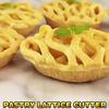 Plastic Pastry Pizza Lattice Roller Cutter Baking Tool Pull Net Wheel Knife for Dough Cookie Pie Kitchen Gadgets Baking Tools