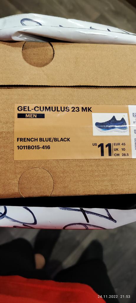 Asics Gel Cumulus 23 MK - Мужские кроссовки Синий 1011B015-416 Кроссовки  Спортивная обувь ORIGINAL купить недорого — выгодные цены, бесплатная  доставка, реальные отзывы с фото — Joom