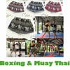 Pantalones de Boxeo Elefante para Mujer Shorts de Muay Thai Kickboxing Estampado de Entrenamiento Cintura Elástica Secado Rápido Artes Marciales Calzoncillos Fitness Entrenamiento Streetwear