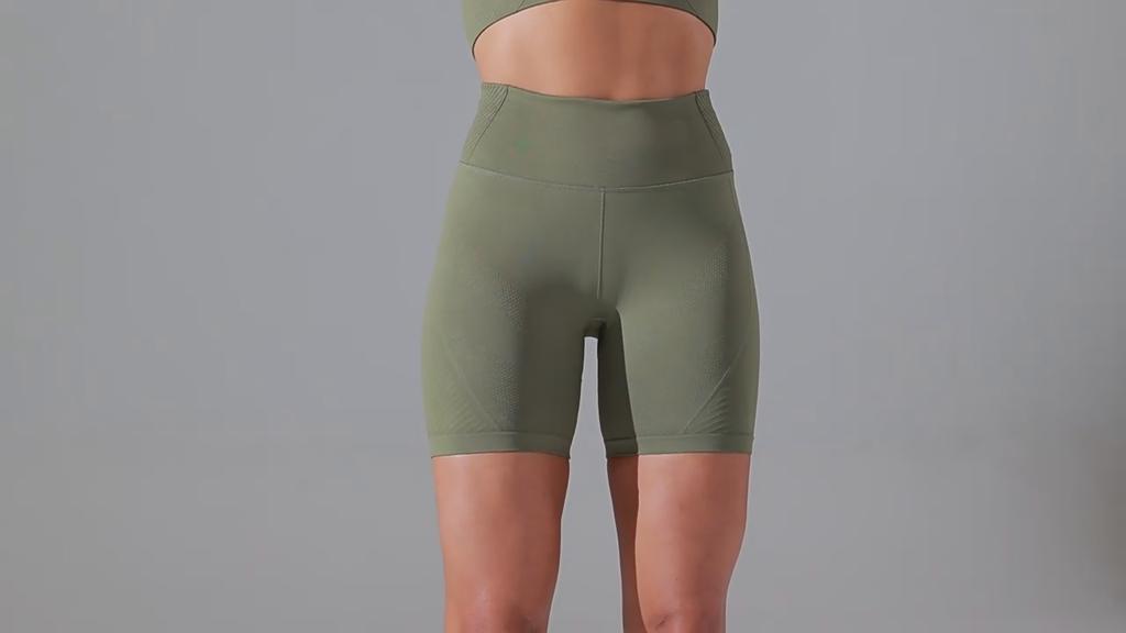 Auroth High Waist Yoga Sports Shorts Women Seamless Biker Short Pants Push Up Fitness Leggings