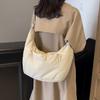 Women's Large Capacity Shoulder Bag Solid Color Crossbody Bag