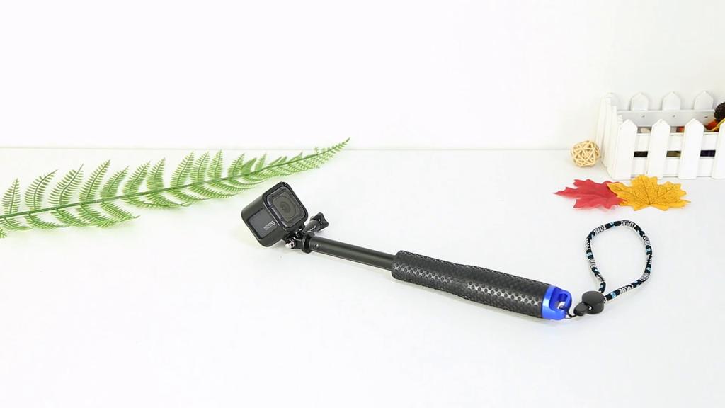 PULUZ Perche Monopode Extensible à Main pour GoPro, Insta360, DJI et Autres Caméras d'Action, Longueur: 19-49cm