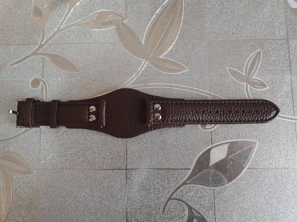 BRART Cinturino in vera pelle per Fossil CH2592 CH2564 CH2565 CH2891CH3051 cinturino 22 millimetri uomini vassoio cinturino con rivetto stile, 20mm, agata