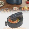 Air Fryer 10l Large Capacity Hot Air Circulation Household Breakfast Oven For Family Cooking