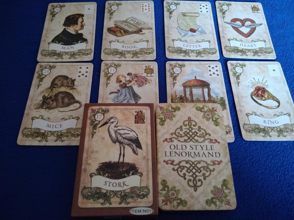 Cartes Gothiques Lenormand – Oracle De 36 Cartes – Style Lolita Dark Fantasy – WisdomByKK
