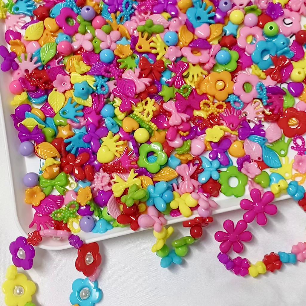 Acrylic Spaced Beads Mix Colors Jewelry Pendant Beads For Jewelry Making DIY Handmade Charms Bracelet Jewelry Beads