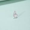 Tancise 925 Sterling Silver Classic Fashion Personality Women Pendant Zircon Fashion Gift