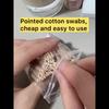 100/200/300 ks oboustranných vatových tyčinek s jemnými špičatými konci pro nail art, make-up, korekci oční linky, kosmetické nástroje