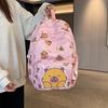 Süßer Cartoon-Lebensmittel-Delfin-Muster Studenten-Freizeitrucksack Für Den Täglichen Gebrauch Und Den Schulweg