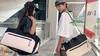 Travel Bag Large Capacity Solid Color Storage Shoulder Bag Fitness Lightweight Duffel Bag