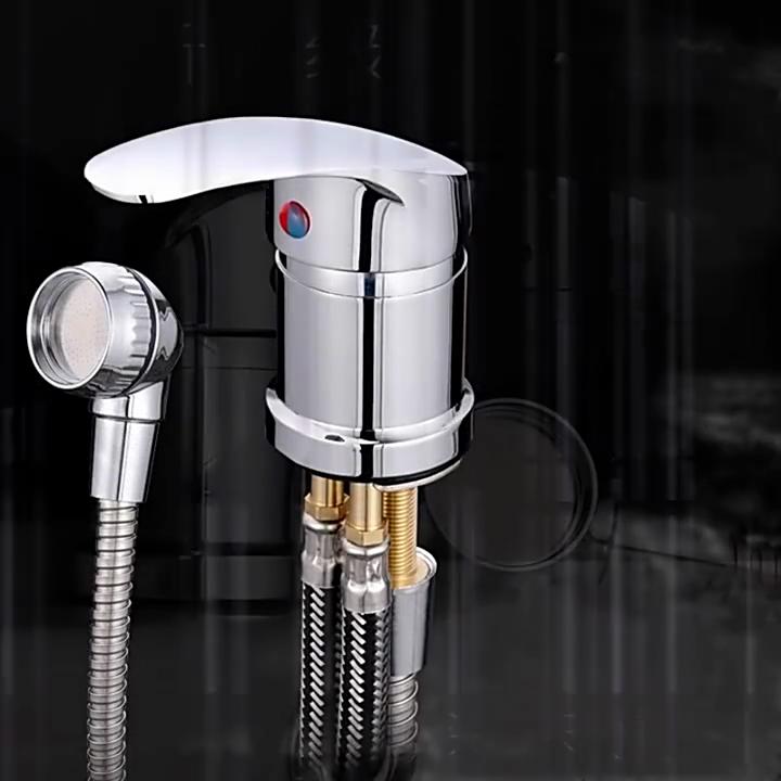 Robinet de lavabo de salon, mitigeur, robinet de cuvette de shampoing professionnel, tuyau pour lit de shampoing