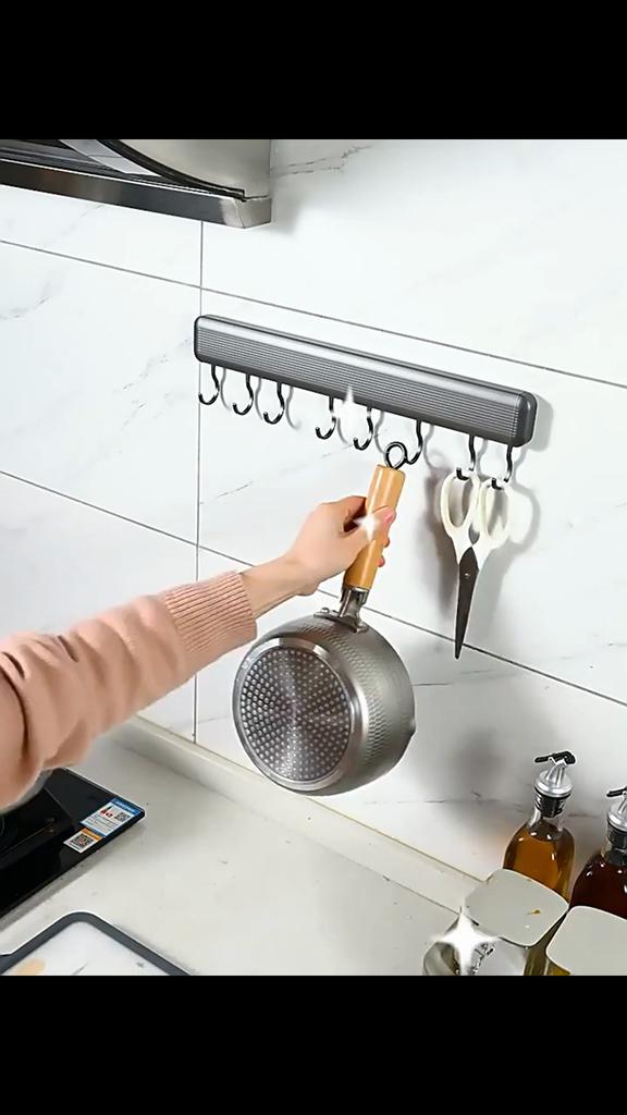 Kitchen Accessories Organization and Storage Towel Hooks Space Aluminium Spray Paint Protection Against Rust