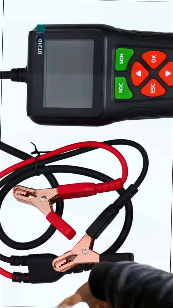 BT310 12V/24V Load Tester for Cars, Trucks, Motorcycles Truck Test Tool For Lead Acid AGM GEL EFP Batteries Charging Tester SOH