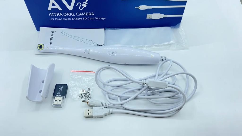Dental USB Intraoral Camera HD 4 Mega Pixels Endoscope Camera With Storage Card 6 LED Light Lens Dental Intra Oral Camera