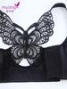 Front Buckle Plus Size Bra Fat MM Large Cup Seamless Gathered Adjustable Butterfly Beauty Backlit Sexy Underwear