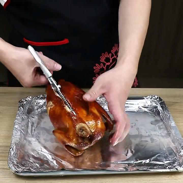 Forbici da cucina in acciaio inossidabile Forbici resistenti per ossa di pollo Forbici multifunzionali per uccidere i pesci Forbici per alimenti per la casa dedicate