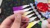 Tassel Pendant with Lanyard Gradient No Shedding Fade-resistant Anti-Lost DIY Double-sided Lotus Han Chinese Clothing Tassel Ear for Fan
