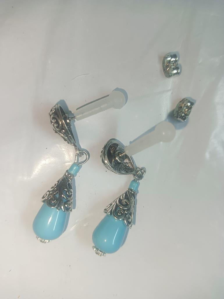 Orecchini pendenti Vintage turchesi etnici per donna