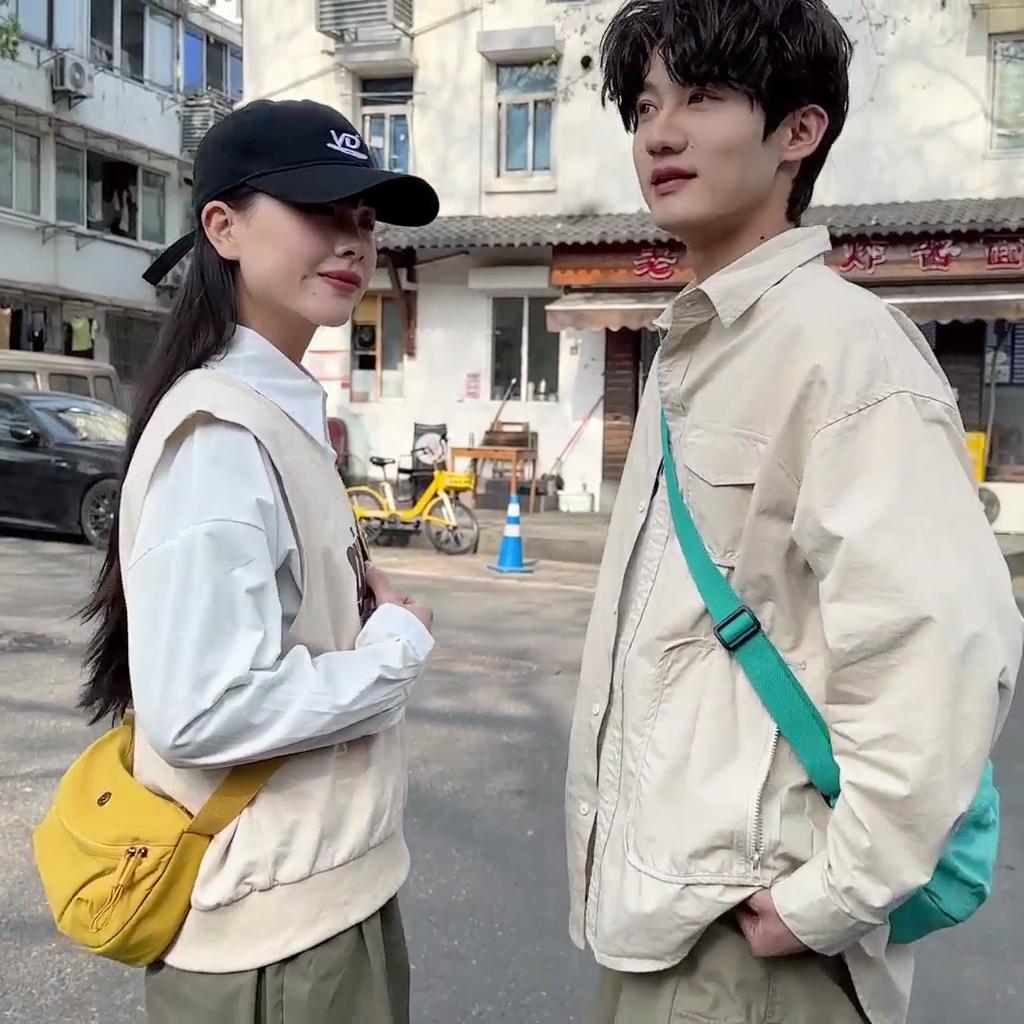 Geantă de umăr ușoară impermeabilă, culoare uni, unisex, geantă crossbody, nailon, ușoară, geantă hobo